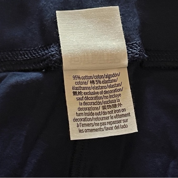 PINK Victoria’s Secret Blue Leggings Women’s Sz M Ankle Length New Without Tags - Picture 4 of 5